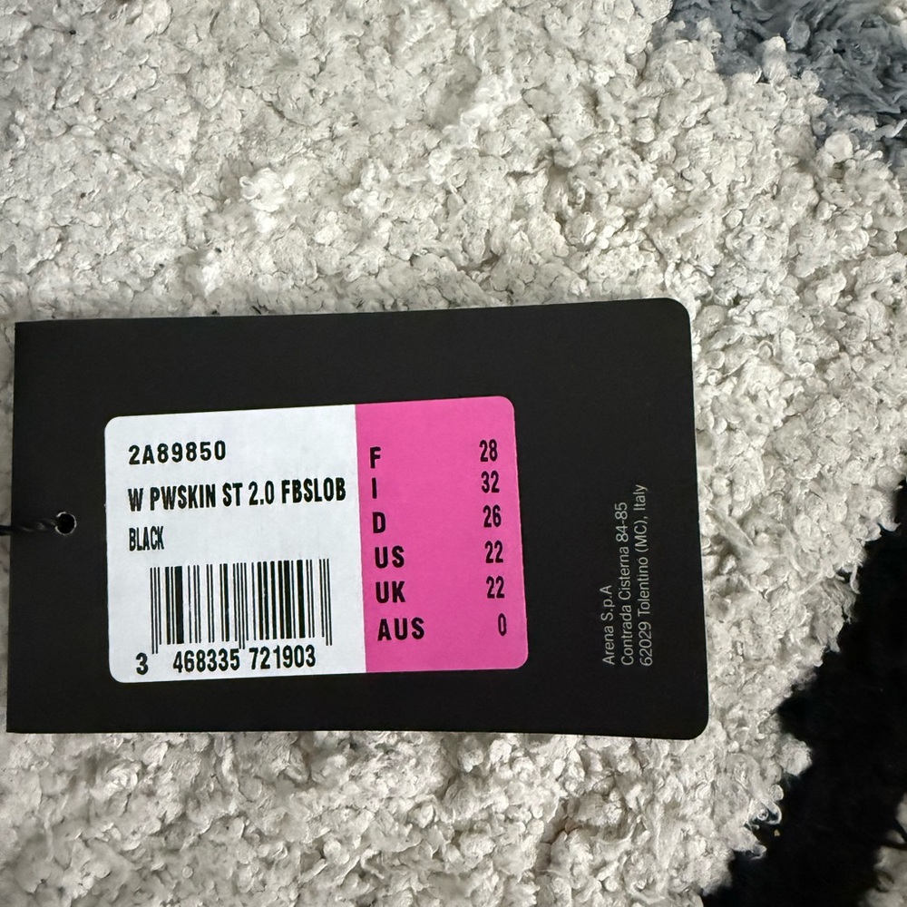 Arena Women's Black Powerskin Tech Suit-Brand New - Picture 3 of 3